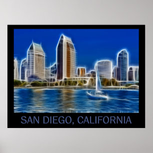 San Diego, California (USA) Poster