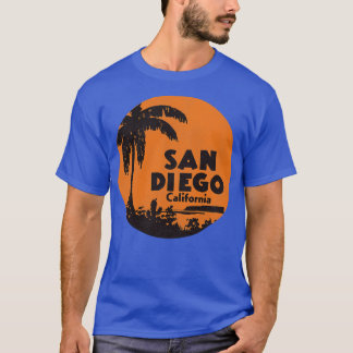 San Diego California Vintage Travel Souvenir T-Shirt