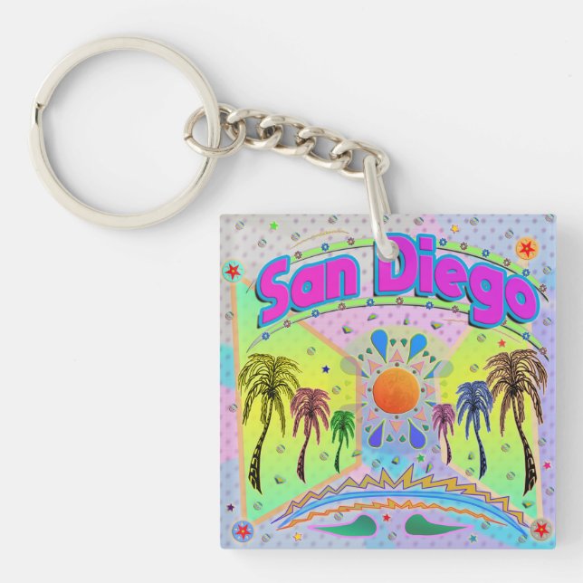 San Diego Calm Desire Keychain (Front)