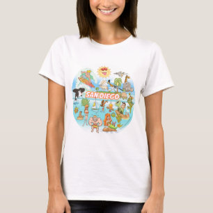 San Diego Cartoon T-Shirt
