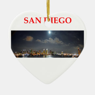 san diego ceramic ornament