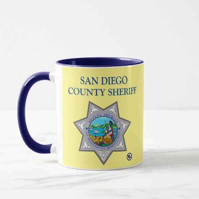 San Diego County Sheriff Mug (Left)