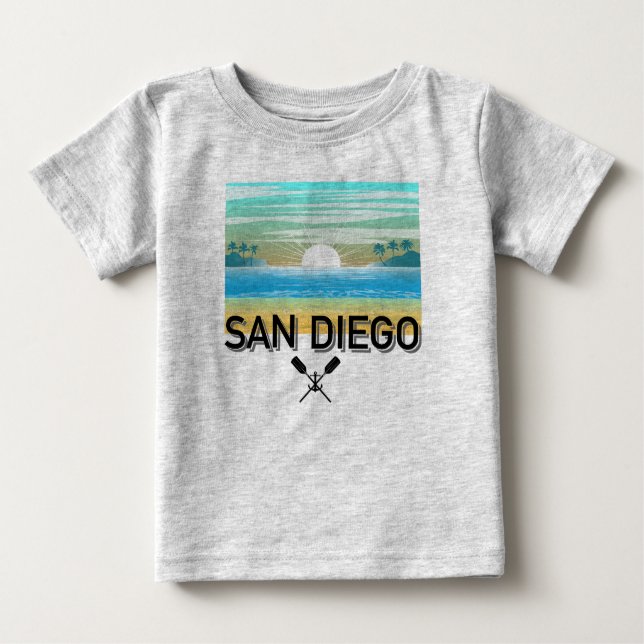 San Diego Design - Baby Fine Jersey T-Shirt (Front)