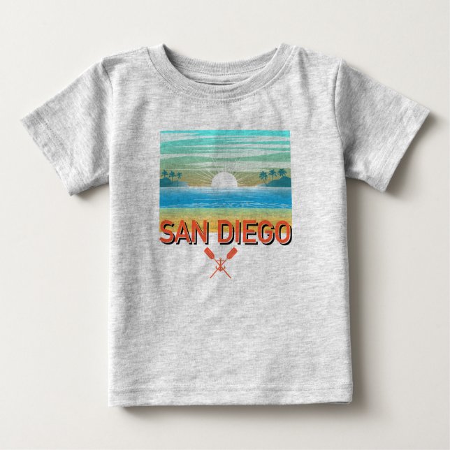 San Diego Design - Baby Fine Jersey T-Shirt (Front)