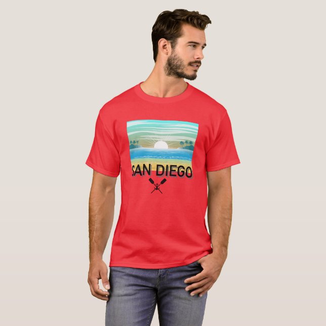San Diego Design - Basic Dark T-Shirt (Front Full)
