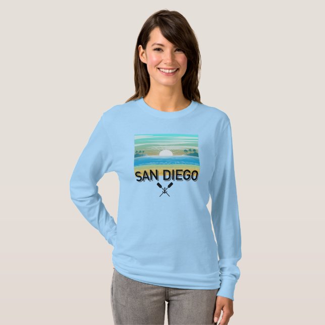 San Diego Design - Basic Long Sleeve T-Shirt (Front Full)