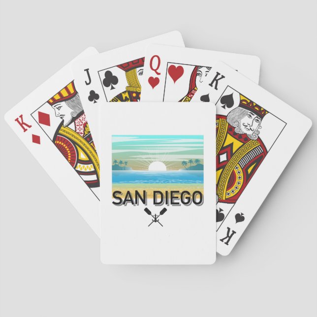San Diego Design - Classic Playing Cards (Back)