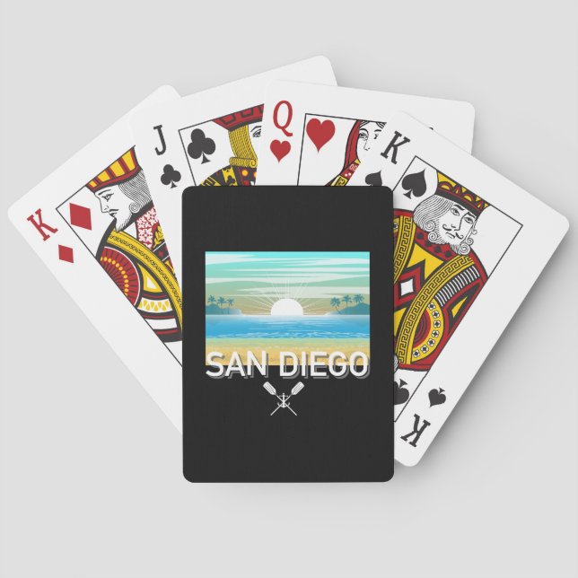 San Diego Design - Classic Playing Cards (Back)
