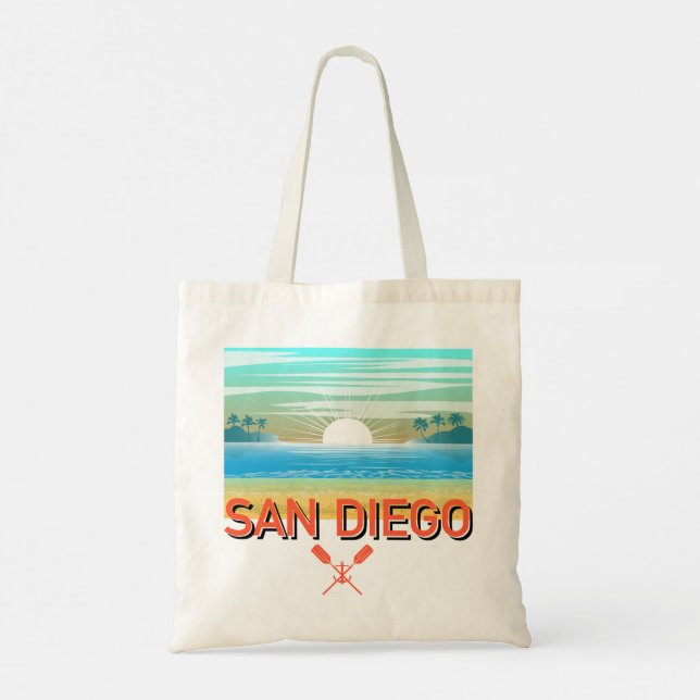 San Diego Design - Classic Playing Cards Tote Bag (Back)