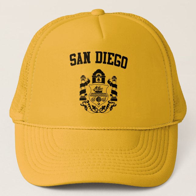 San Diego Emblem Trucker Hat (Front)