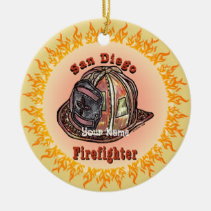 San Diego Firefighter  ornament