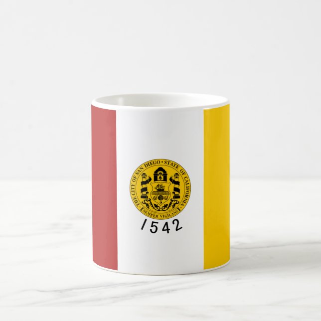 San Diego Flag Coffee Mug (Center)