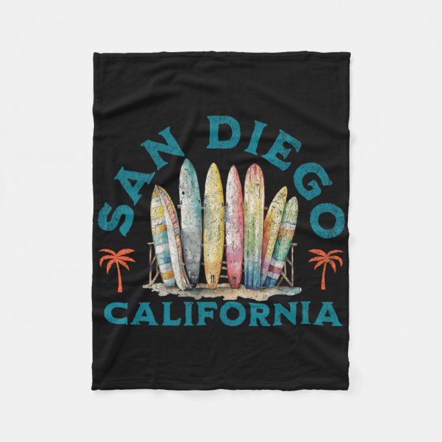 San Diego  Fleece Blanket (Front)