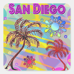 San Diego Happy and Hope  Sticker