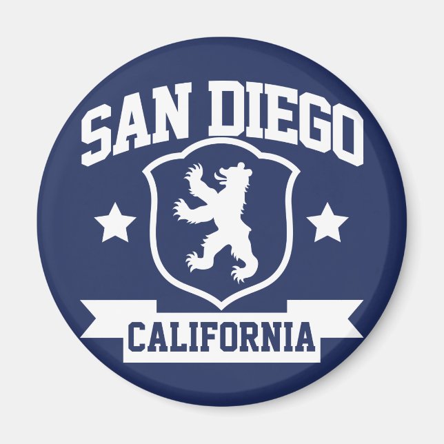 San Diego Heraldry Magnet (Front)