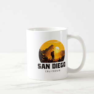 San Diego Hiking Outdoors Souvenir Coffee Mug