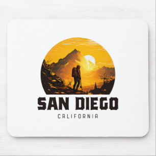 San Diego Hiking Outdoors Souvenir  Mouse Pad