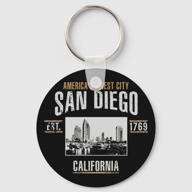 San Diego Key Ring (Front)
