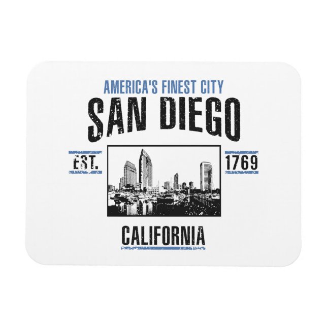 San Diego Magnet (Horizontal)