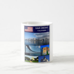 San Diego - Mosaic - United States - Coffee Mug