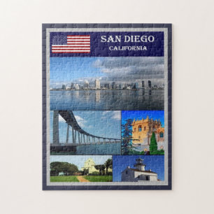 San Diego - Mosaic - United States - Jigsaw Puzzle