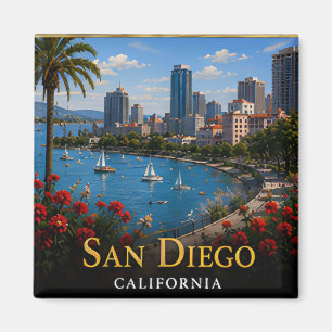 San Diego Pacific Coast California Travel Magnet