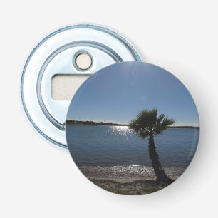 San Diego Palm Tree Badge Bottle Opener