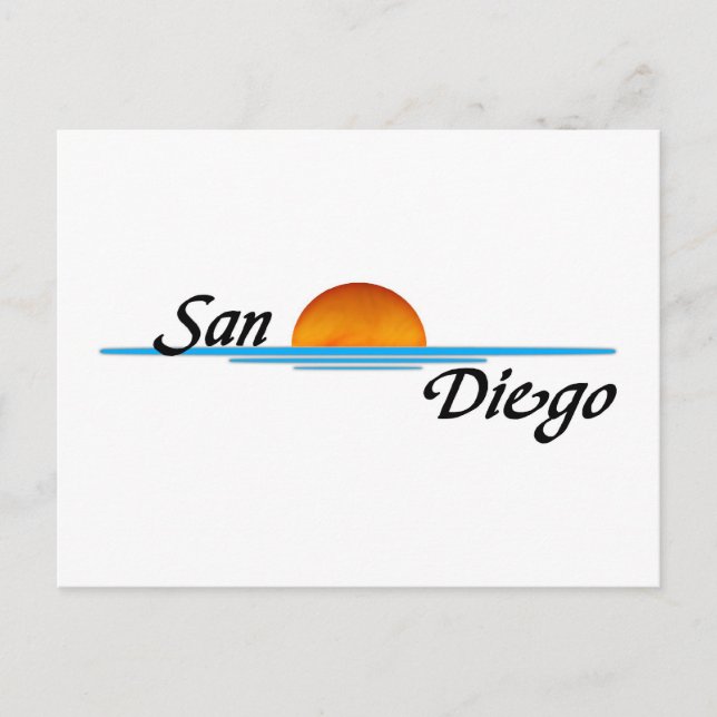San Diego Postcard (Front)
