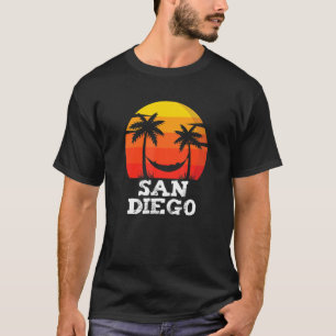 San Diego Retro Sunset Summer Vintage Vacation San T-Shirt