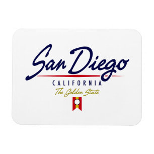 San Diego Script Magnet