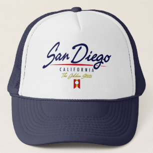 San Diego Script Trucker Hat