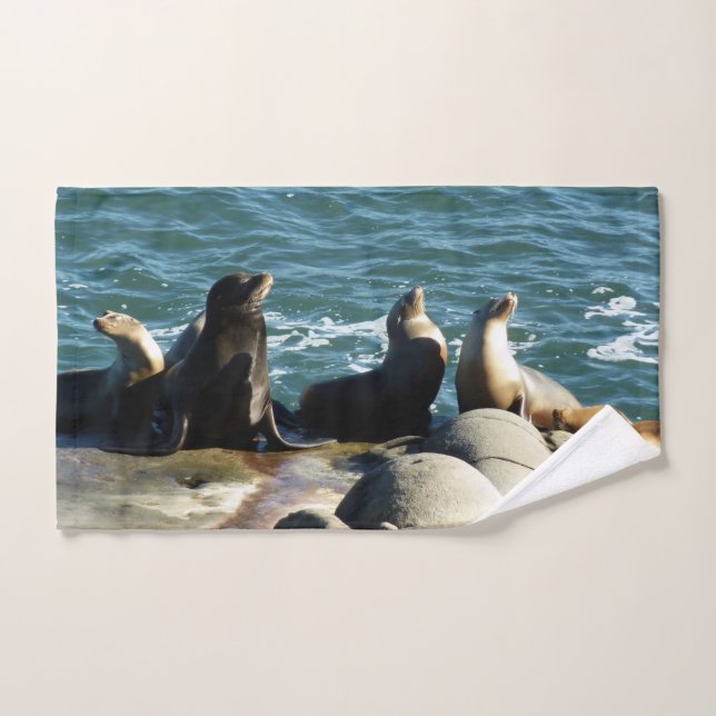San Diego Sea Lions Hand Towel (Hand Towel)