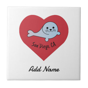 San Diego Seal Ceramic Tile