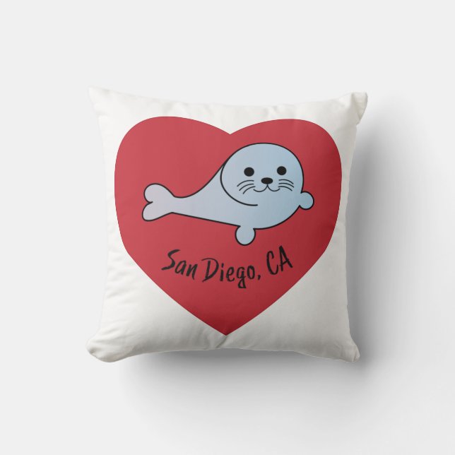 San Diego Seal Cushion (Front)