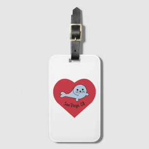San Diego Seal Luggage Tag