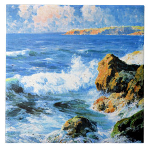 San Diego Shores, fine art, Ceramic Tile