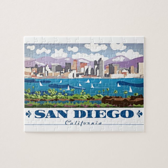 San Diego Skyline Jigsaw Puzzle (Horizontal)