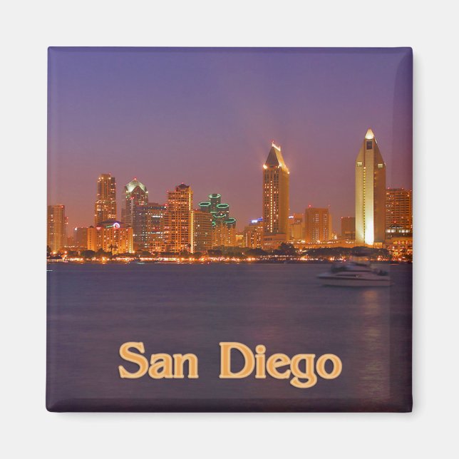 San Diego Skyline Magnet (Front)