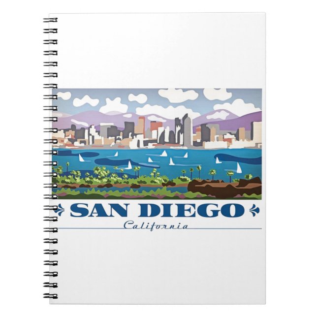 San Diego Skyline Notebook (Front)