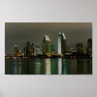 San Diego skyline Poster