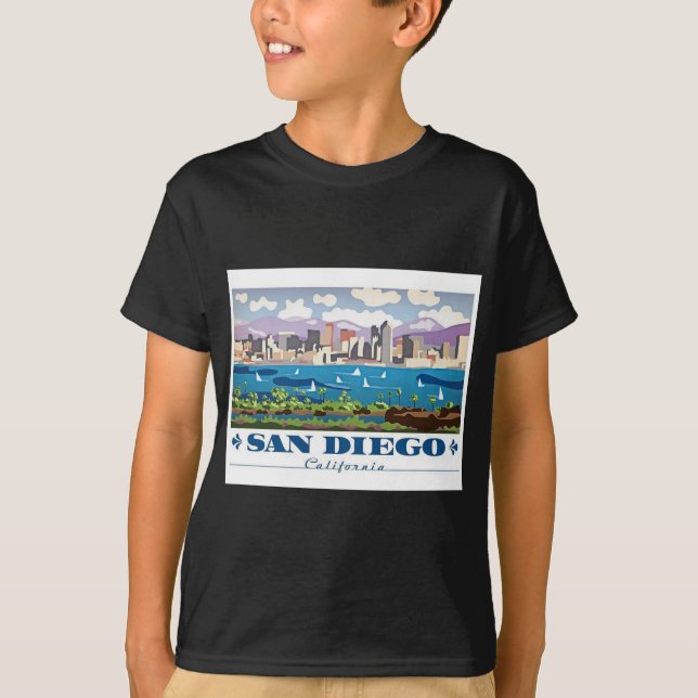 San Diego Skyline T-Shirt (Front)
