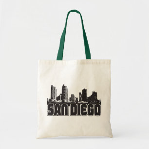 San Diego Skyline Tote Bag
