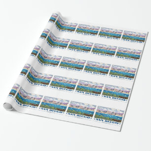 San Diego Skyline Wrapping Paper