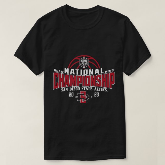 San Diego State Aztecs National Championship 2023  T-Shirt (Design Front)