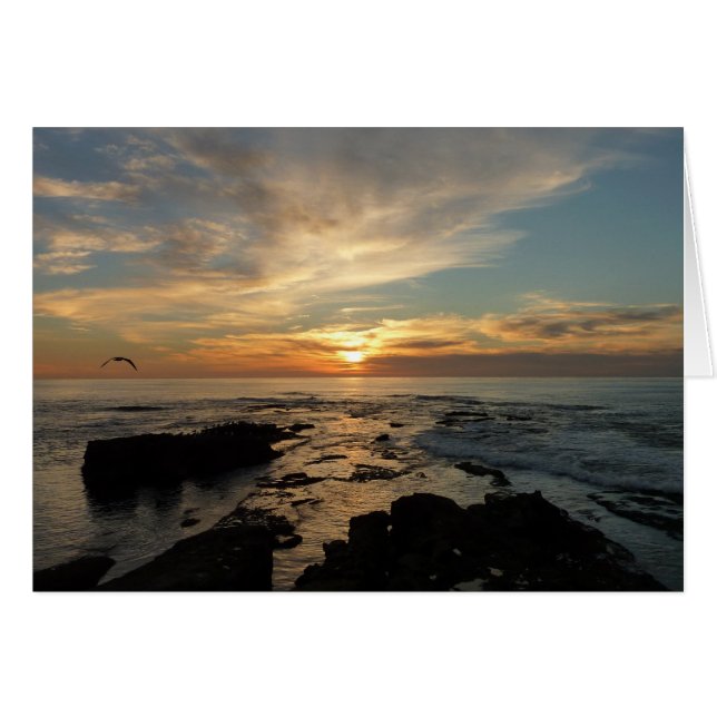 San Diego Sunset I California Seascape (Front Horizontal)