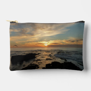 San Diego Sunset I California Seascape Accessory Pouch