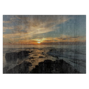 San Diego Sunset I California Seascape Cutting Board