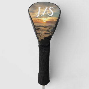San Diego Sunset I California Seascape Golf Head Cover