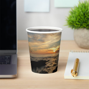 San Diego Sunset I California Seascape Paper Cups