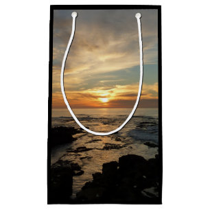 San Diego Sunset I California Seascape Small Gift Bag